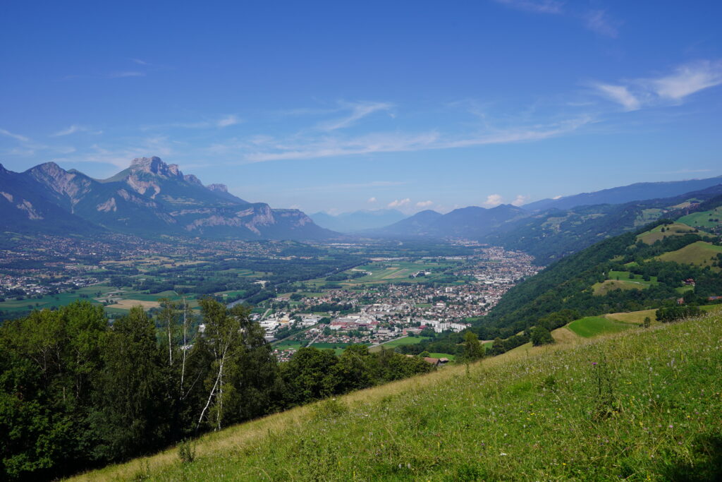 Vallée du Grésivaudan vue depuis le chêne de Venon